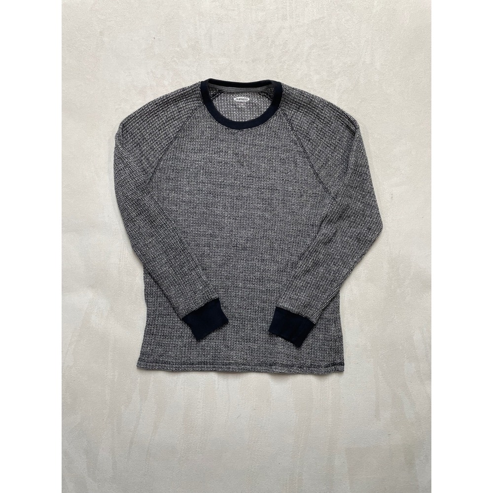 Old Navy Gray Soft-Washed Thermal Long Sleeve Waffle Knit Top Womens Medium